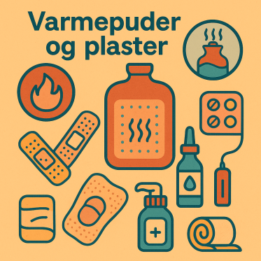 Varmepuder og plaster 