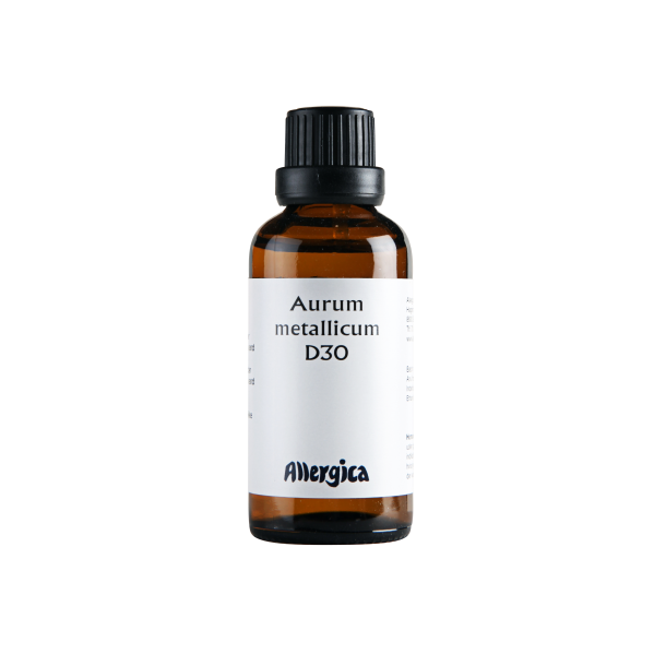 Aurum met. D30, 50 ml, drber - Allergica