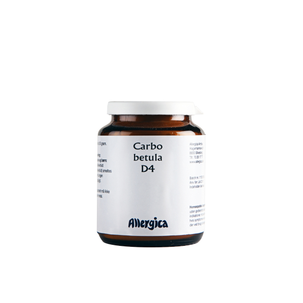 Carbo betula D4, pulver - Allergica