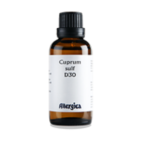 Cuprum sulf. D30, drber - Allergica