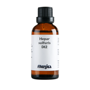 Hepar sulf. D12, drber - Allergica