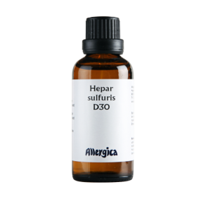 Hepar sulf. D30, drber - Allergica
