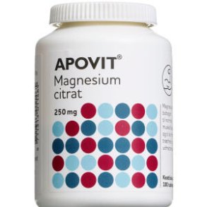 Apovit Magnesiumcitrat 250 mg 100 stk.