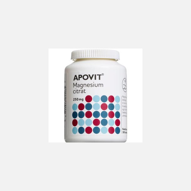 Apovit Magnesiumcitrat 250 mg 100 stk.