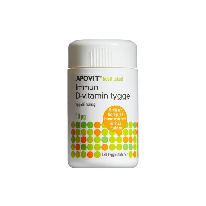 Apovit immun D-vitamin tygge 10mikg