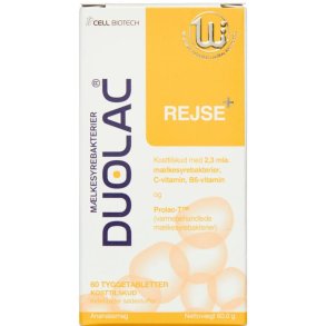 Duolac Rejse+ tabletter 60.stk