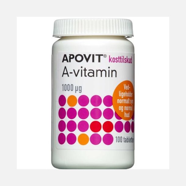 ApovitA-vitamin 1000mikg 100 stk.