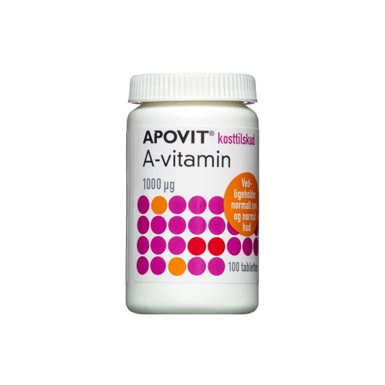 ApovitA-vitamin 1000mikg 100 stk.