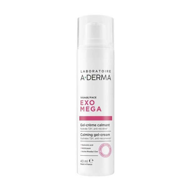 A-Derma Exomega Face Calming Gel-Cream 40ml
