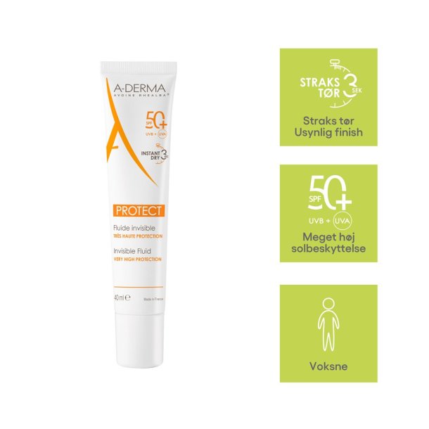 A-Derma Protect Invisible Fluid SPF50+ 40ml