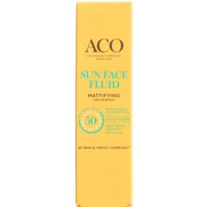 ACO SUN FACE FLUID MAT. UP SPF50 40 ML