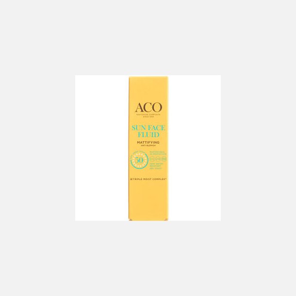ACO SUN FACE FLUID MAT. UP SPF50 40 ML