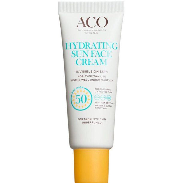 ACO Sun Hydrating Face Cream SPF50 Up 40ml