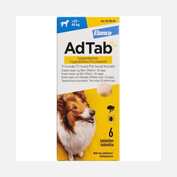 ADTAB HUND TYGGETBL 6.STK