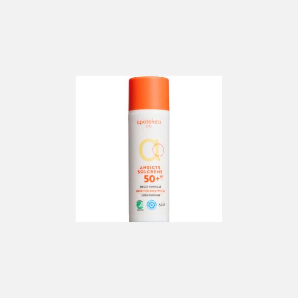 APOTEKETS ANSIGTSSOLCREME SPF50+ 50 ML