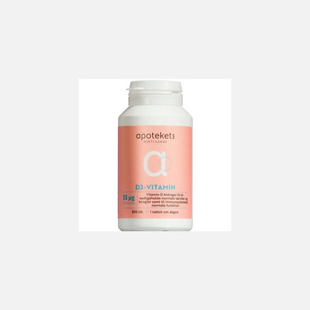 Apotekets D3-Vitamin 300 stk.
