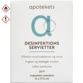 Apotekets Desinfektionsserviet 20 stk.