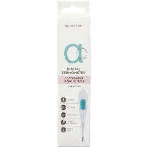 Apotekets Digitaltermometer B�jelig Spids 1 stk.