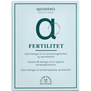 Apotekets Kosttilskud Fertilitet � 60 stk.