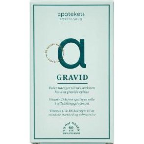 Apotekets Kosttilskud Gravid 60 stk.