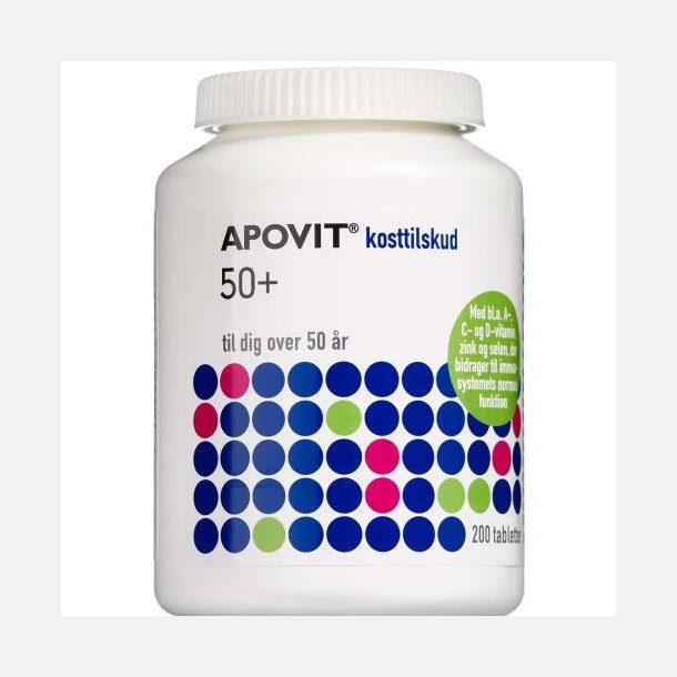 Apovit50+ Tabletter 200 stk.