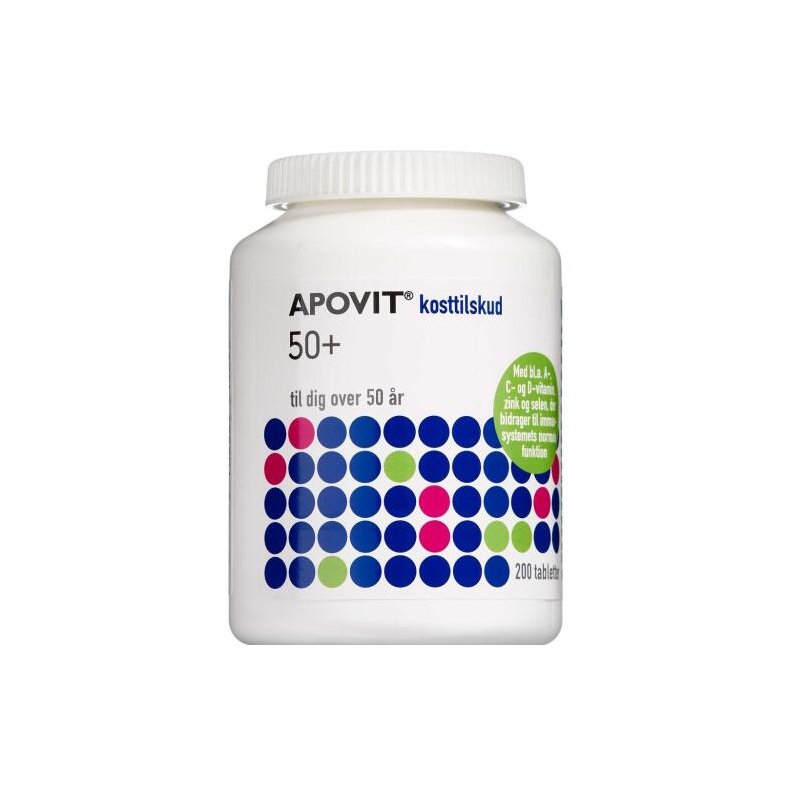 Apovit50+ Tabletter 200 stk.