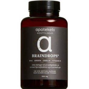 Apotekets BrainDrops� � 120 tyggekapsler