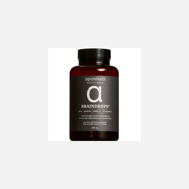 Apotekets BrainDrops� � 120 tyggekapsler