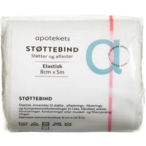 APOTEKETS ST�TTEBIND ELASTISK 8CMX5M