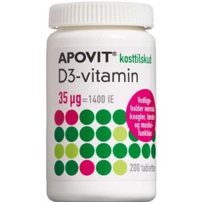 ApovitD3-vitamin 35 mikg 200.stk