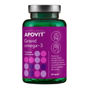 Apovit Gravid Omega-3 kapsler 90.stk