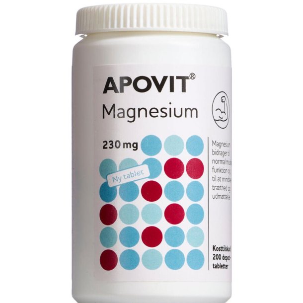 Apovit�Magnesium 230mg Depottabletter 200 stk