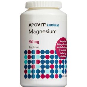 Apovit Magnesium 350 mg Depottabletter 200 stk