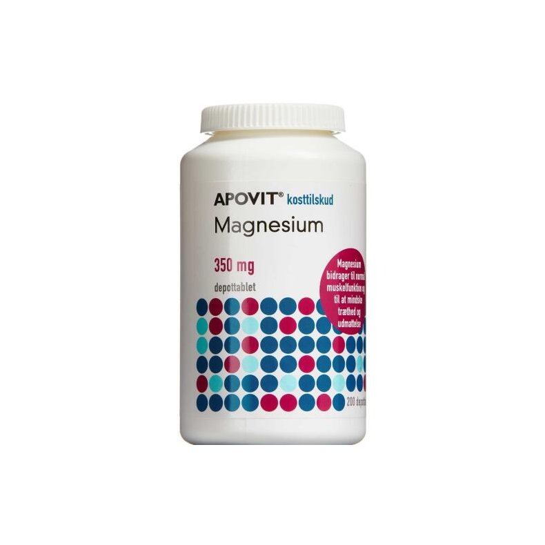 Apovit Magnesium 350 mg Depottabletter 200 stk