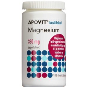 ApovitMagnesium350 mg Depottabletter 100 stk