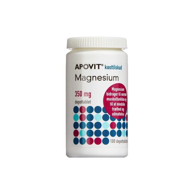 ApovitMagnesium350 mg Depottabletter 100 stk