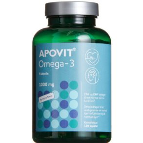 Apovit omega-3 kapsler 1000mg 120.stk