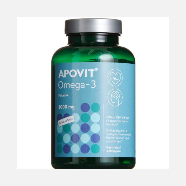 Apovit omega-3 kapsler 1000mg 120.stk