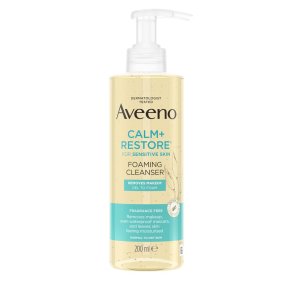 Aveeno Face Calm+Restore Foaming Make Up Removing Cleanser 200ml