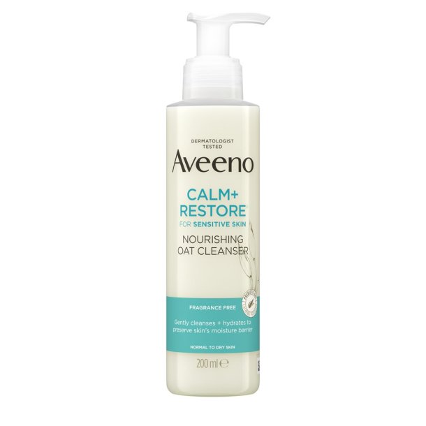 Aveeno Face Calm+Restore Nourishing Oat Cleanser 200ml