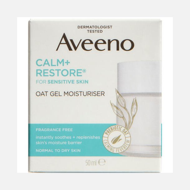 Aveeno Face Calm+Restore Oat Gel Moisturiser 50ml