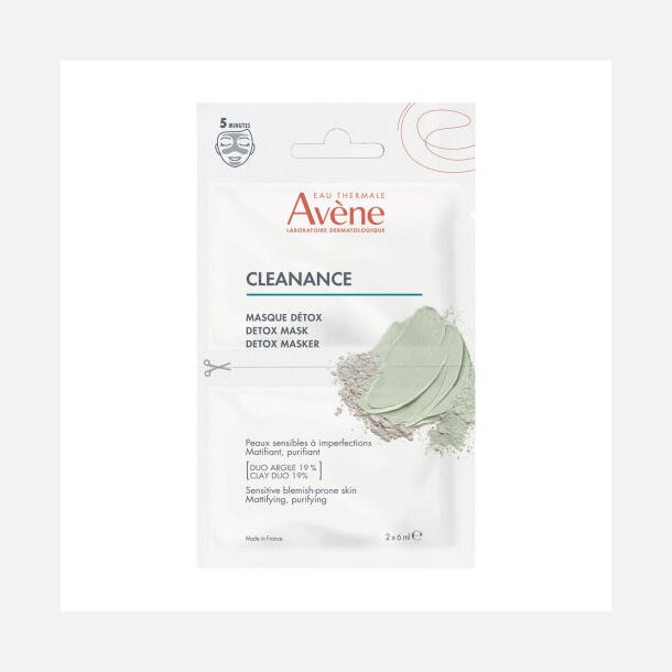 Avne Cleanance Detox Mask Sachet 2 x 6 ml (Udget vare)