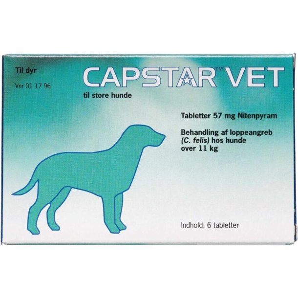  Capstar Vet Tabletter til hunde over 11kg 6.stk 