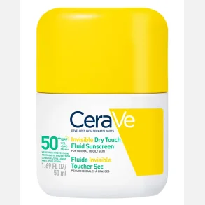 CeraVe Invisible Dry Touch Fluid Sunscreen SPF50+ 50ml