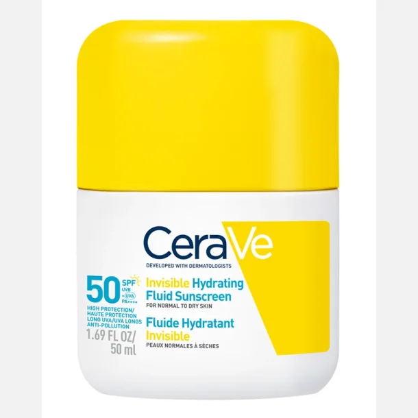 CeraVe Invisible Hydrating Fluid Sunscreen SPF50 50ml