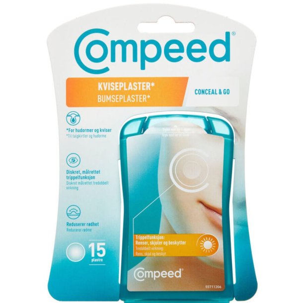 Compeed Bumseplaster Conceal &amp; Go 15 stk.