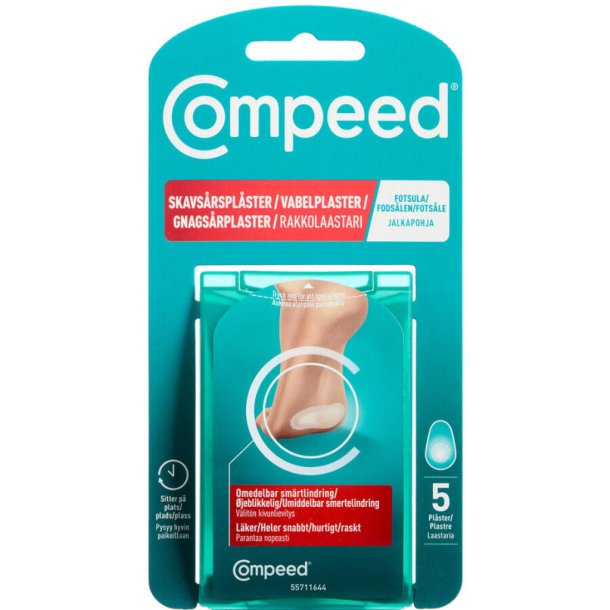 Compeed Vabelplaster Til Under Fod 5.stk