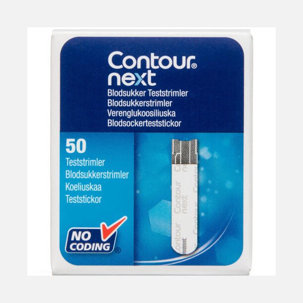 Contour Next Blodsukker Teststrimler 50 stk.