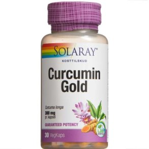 Curcumin Gold 30 kapsler - Solaray