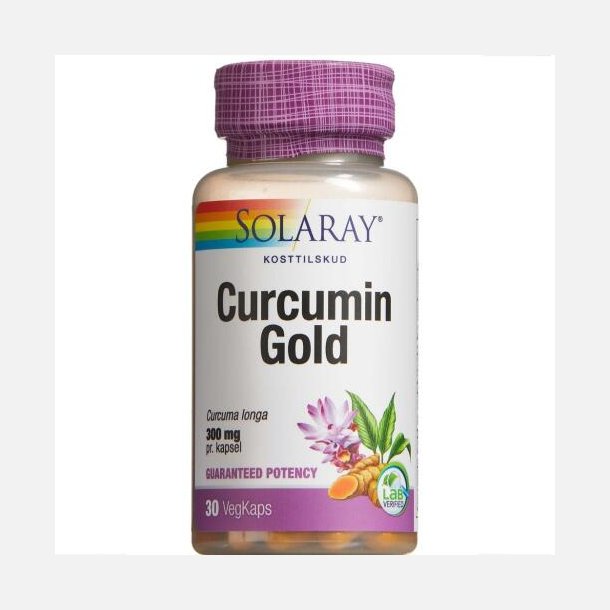 Curcumun Gold 30 kapsler - Solaray